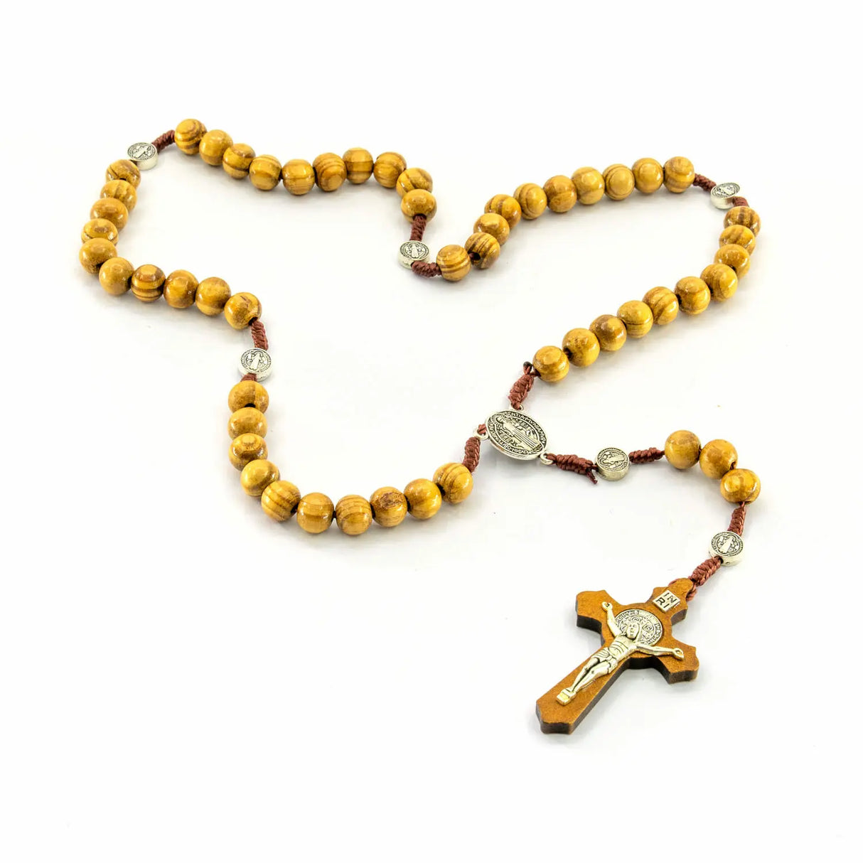 Camandula en madera San benito - 45 cm