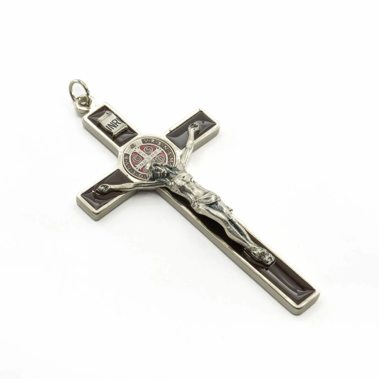 Cristo niquelado - 12 cm