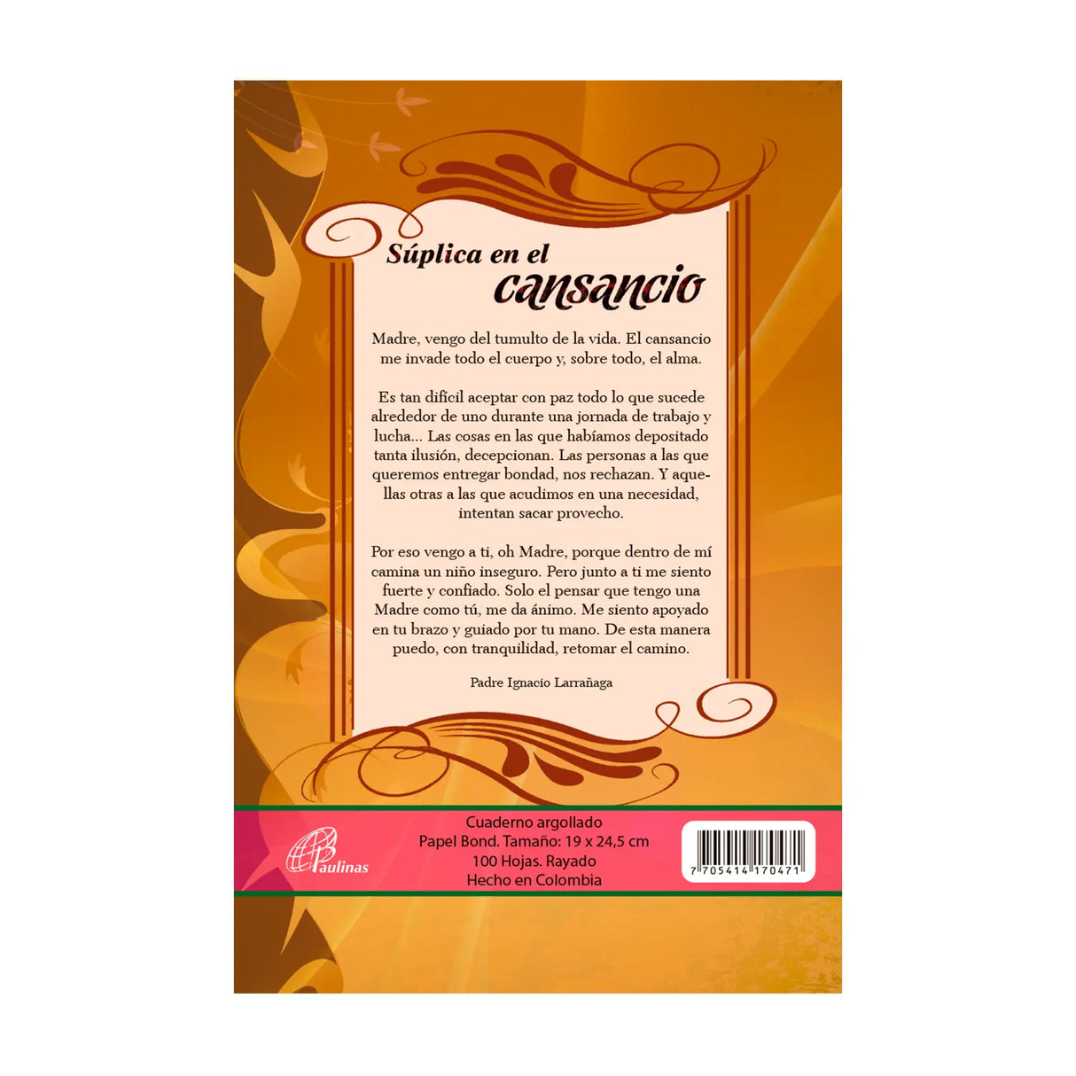 Cuaderno argollado - Mariano