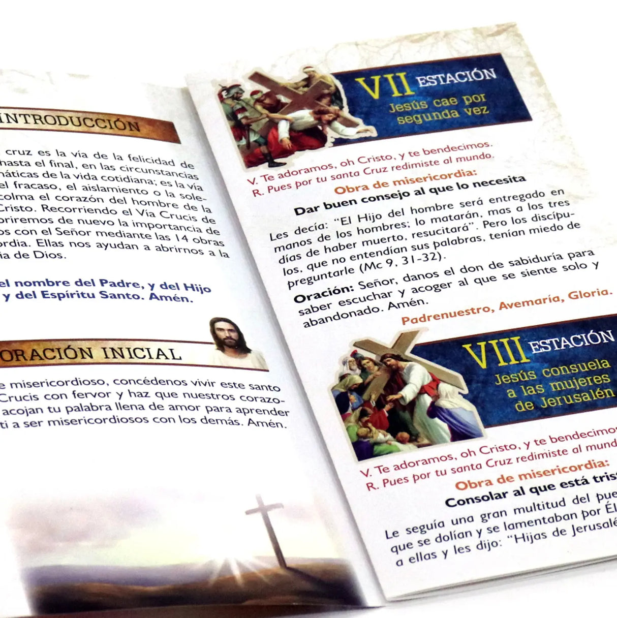 Plegable El santo Vía Crucis