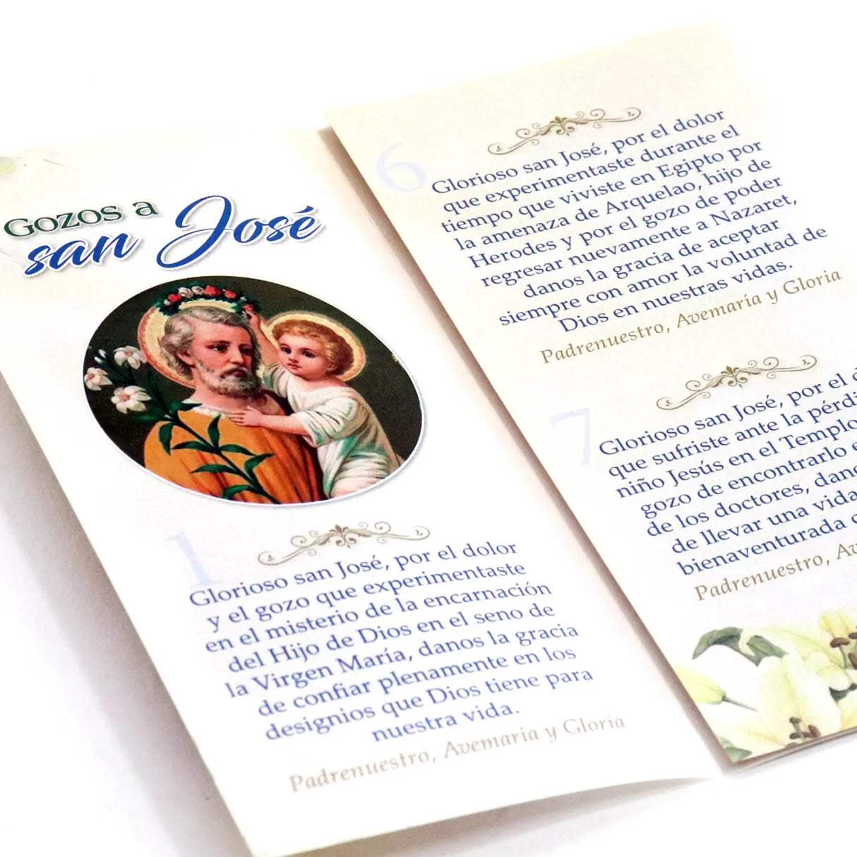 Folding - Joys to Saint Joseph