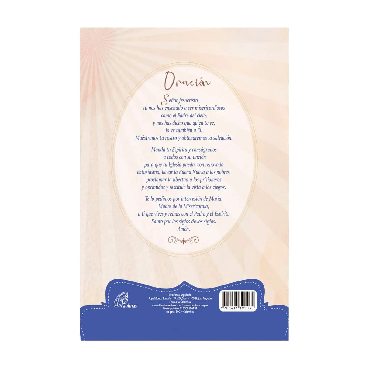 Cuaderno argollado - Señor de la Misericordia