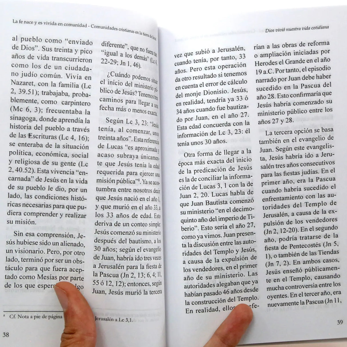 La fe nace y es vivida en comunidad - Comunidades cristianas en la tierra de Israel