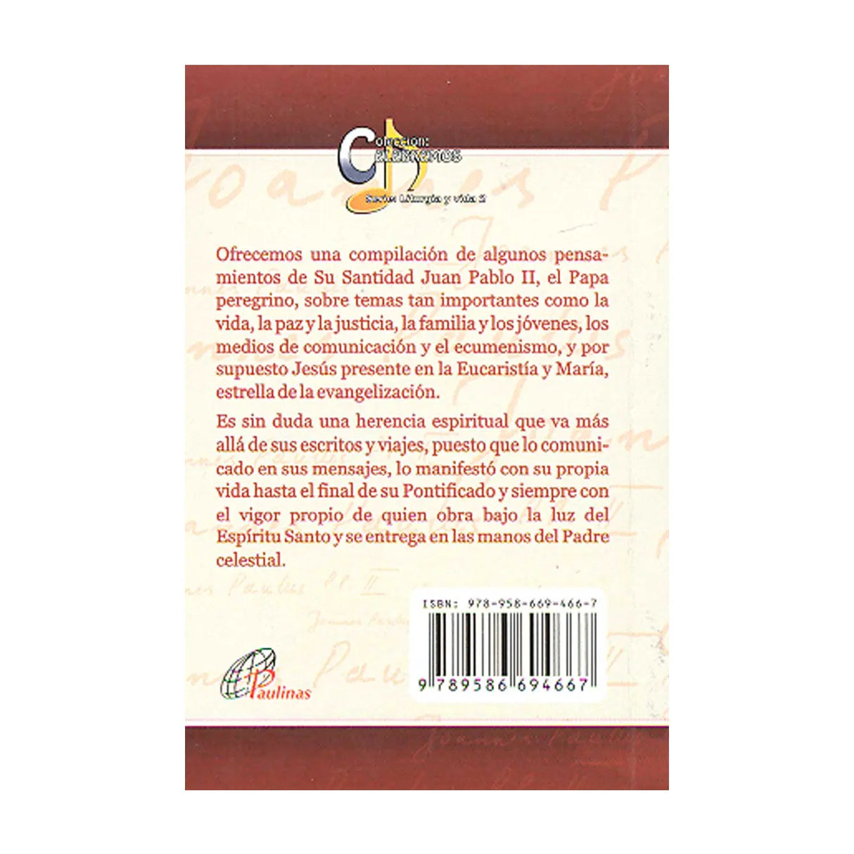 Thoughts of His Holiness John Paul II