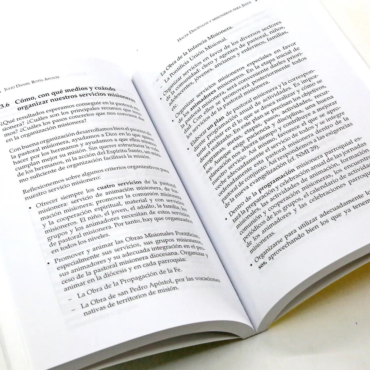 Hacer discípulos y misioneros para Jesús