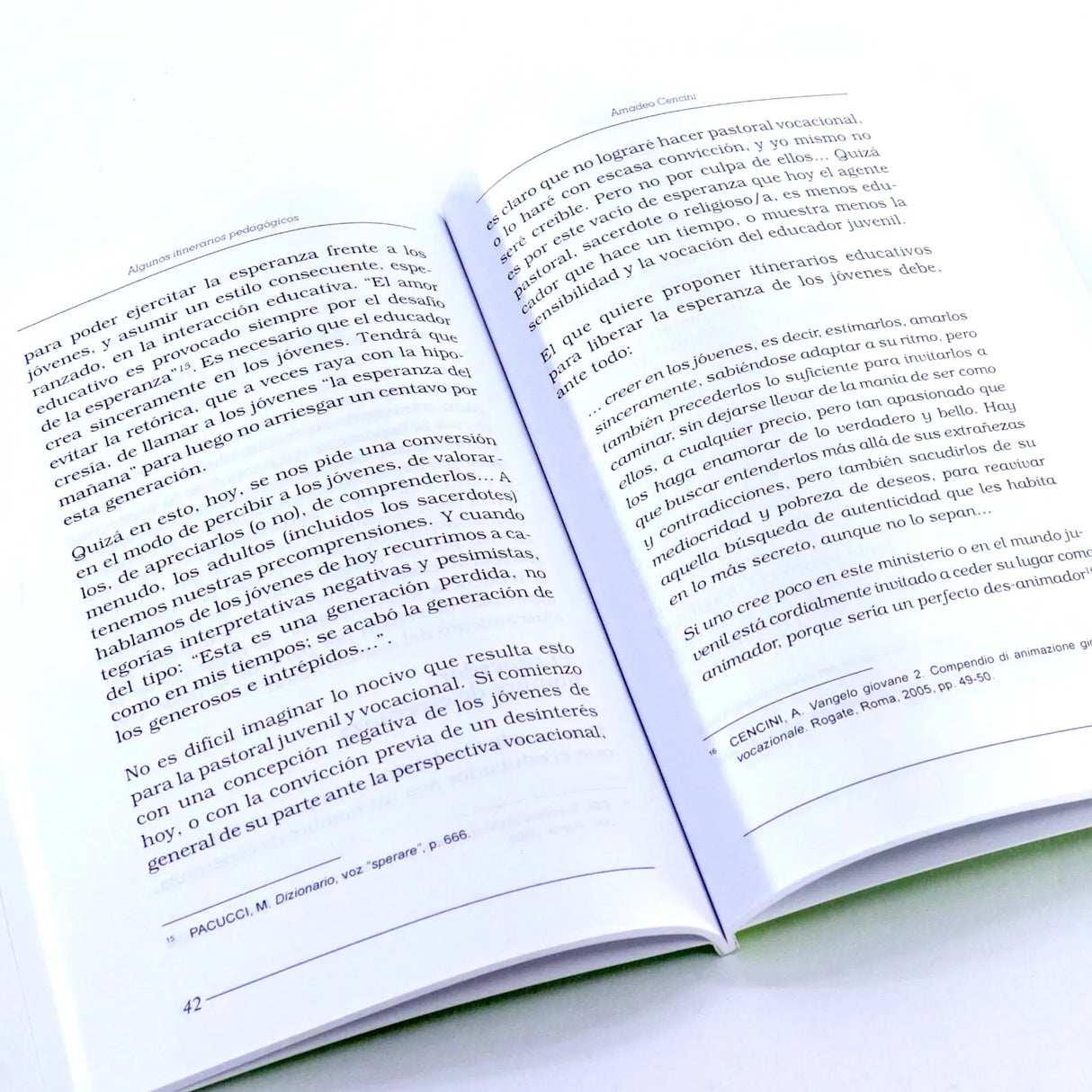 Liberar la esperanza itinerarios pedagógico - vocacionales