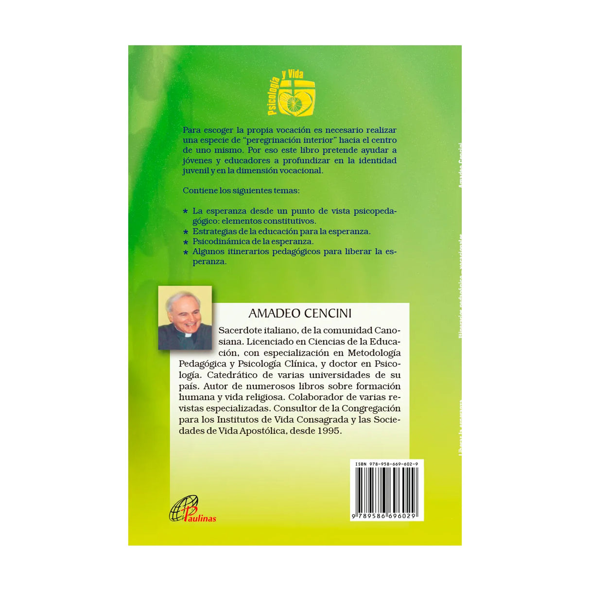 Liberar la esperanza itinerarios pedagógico - vocacionales