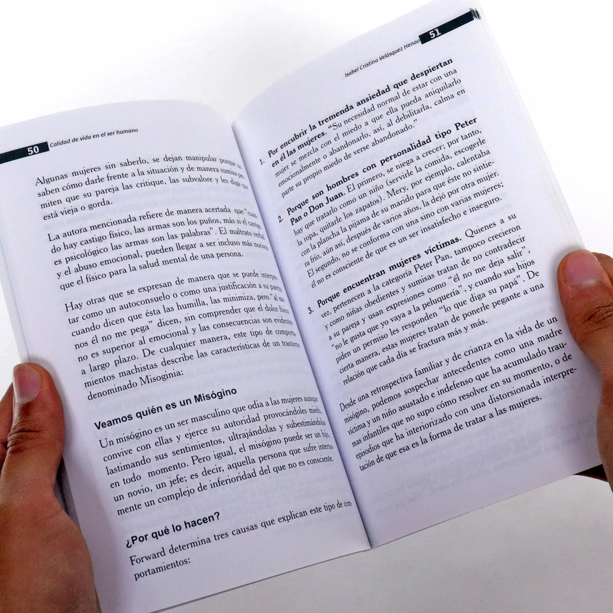 Calidad de vida en el ser humano