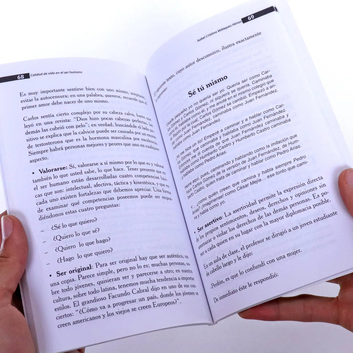 Calidad de vida en el ser humano