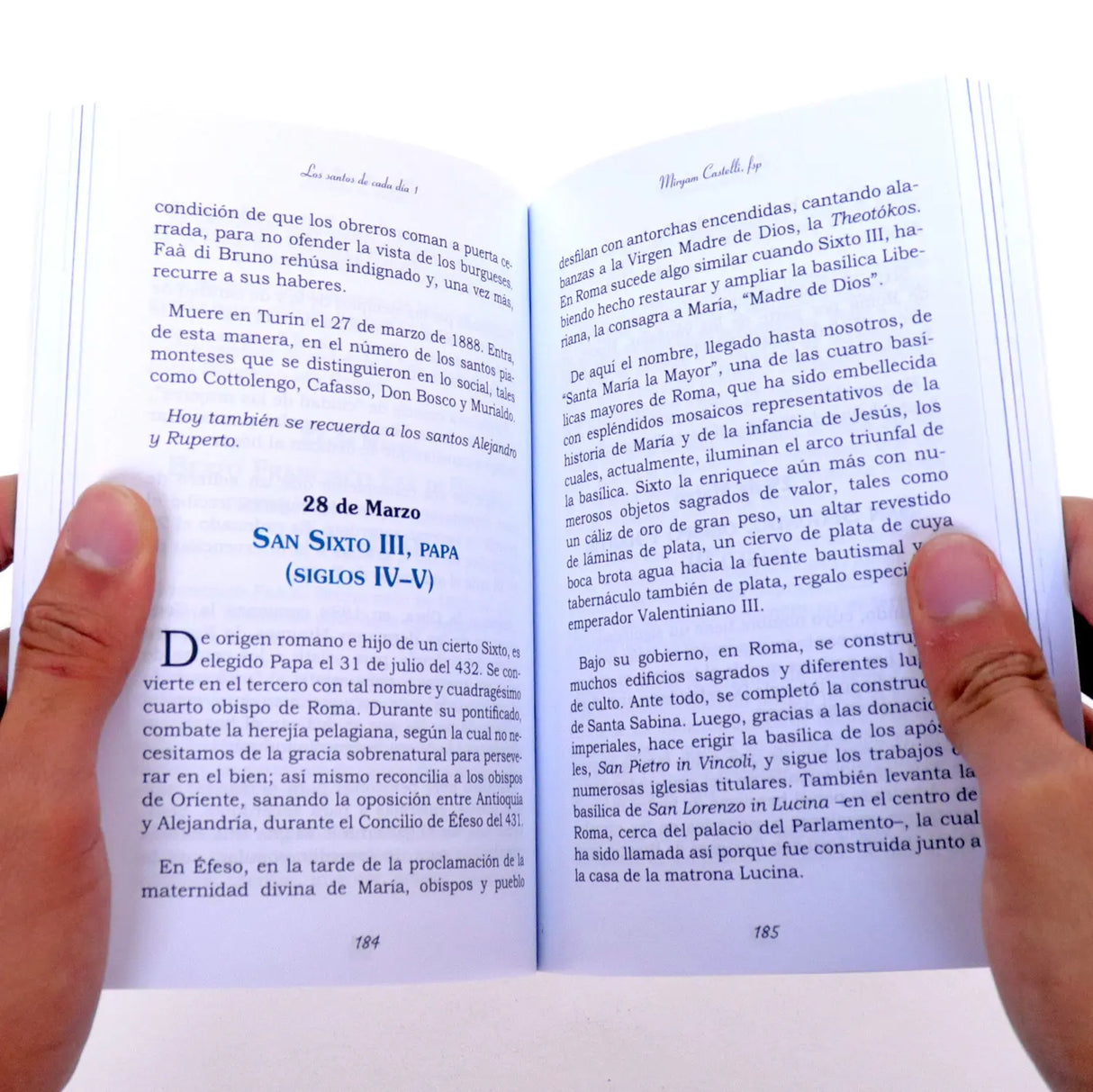 Los santos de cada día 1 / Enero - Junio