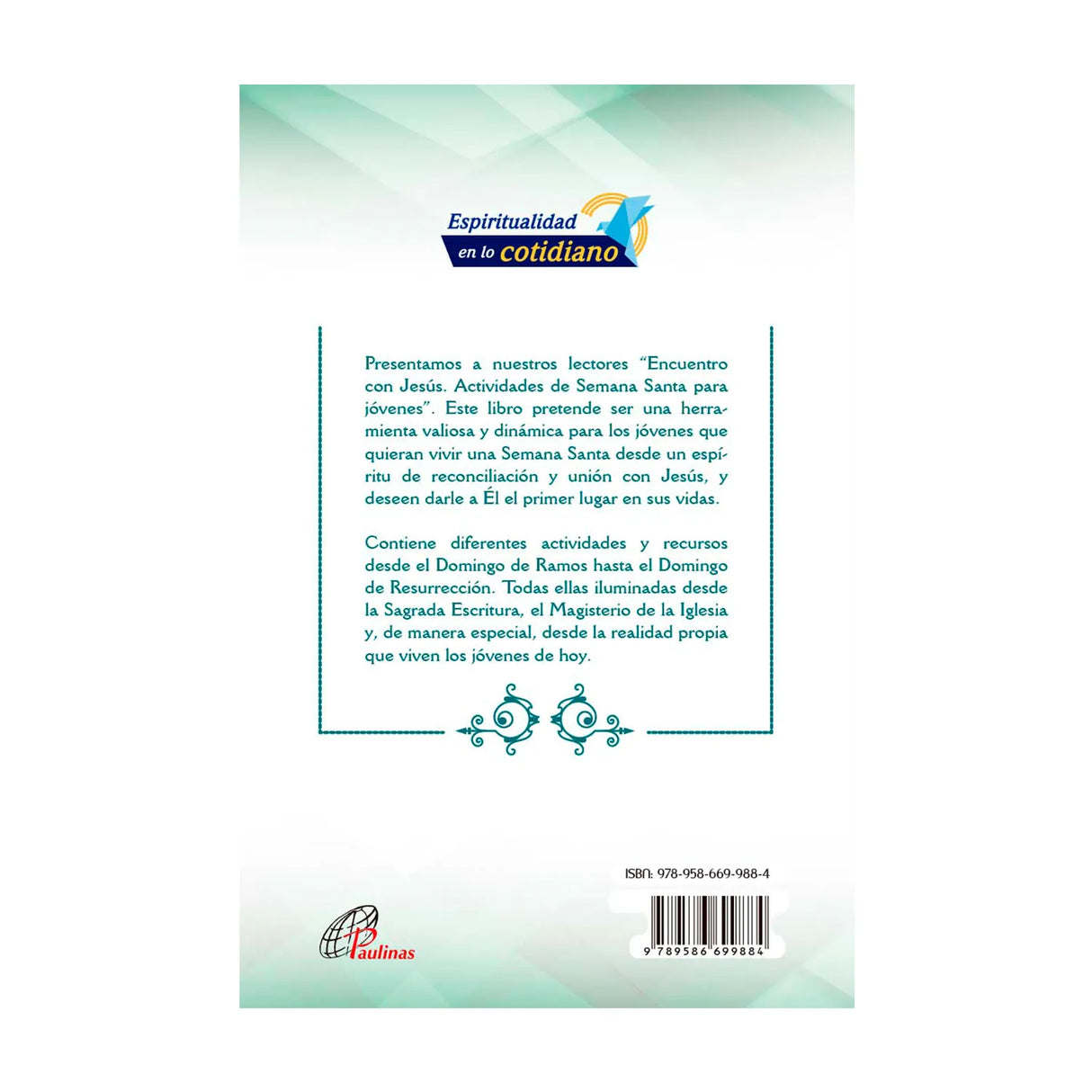 Encuentro con Jesús - Actividades de Semana Santa para Jóvenes