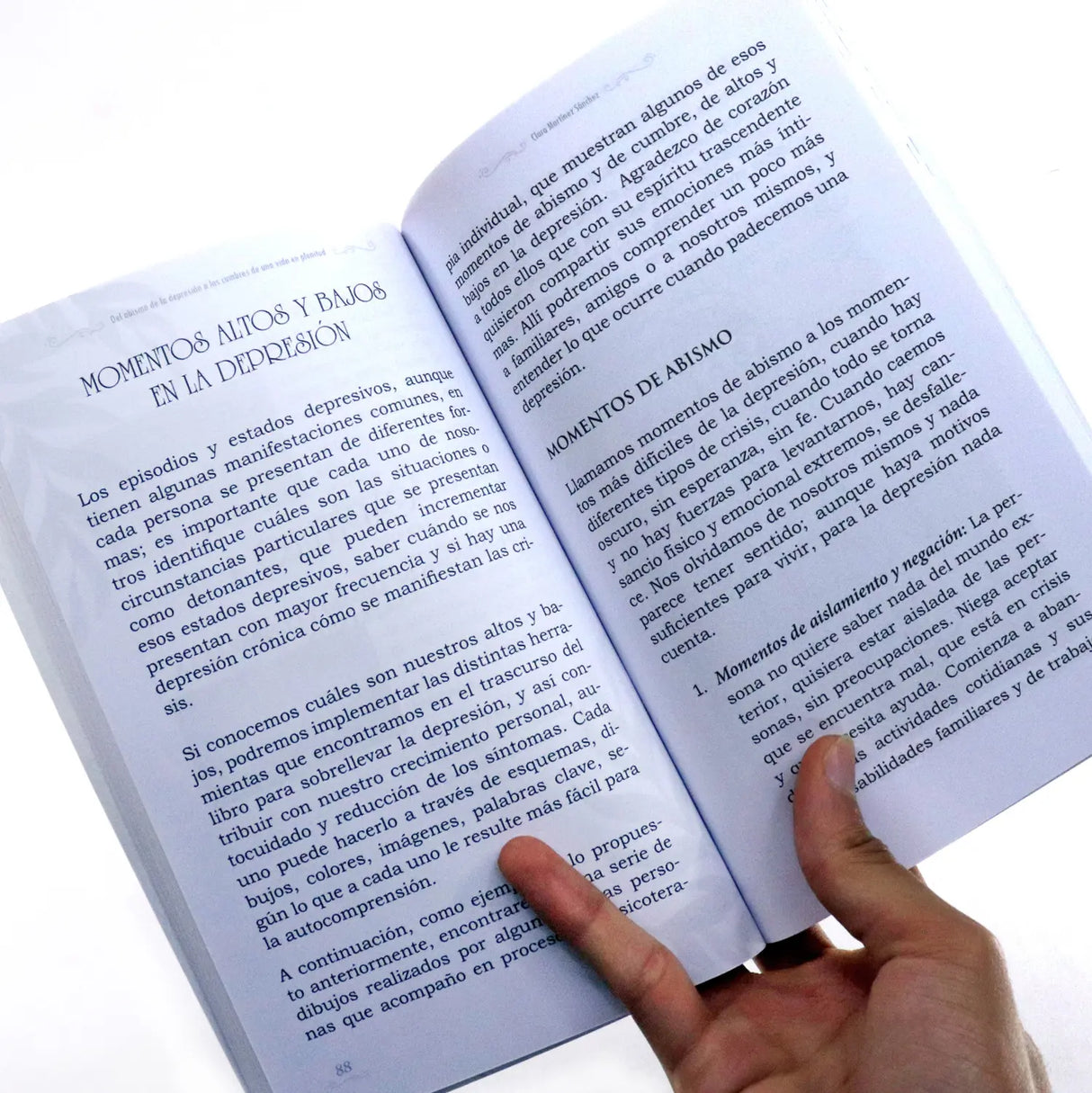 Del abismo de la depresión a las cumbres de una vida en plenitud