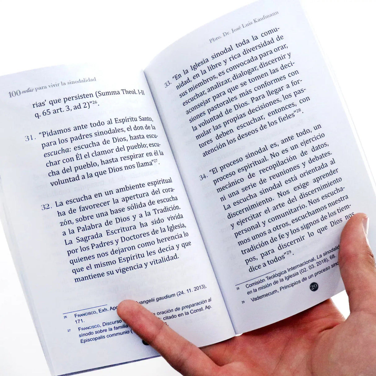 100 notas para vivir la sinodalidad