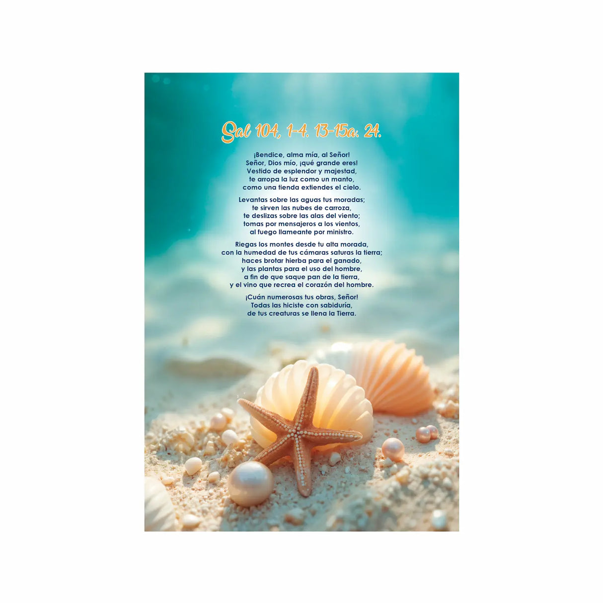 Calendario católico de pared - Salmos 2026