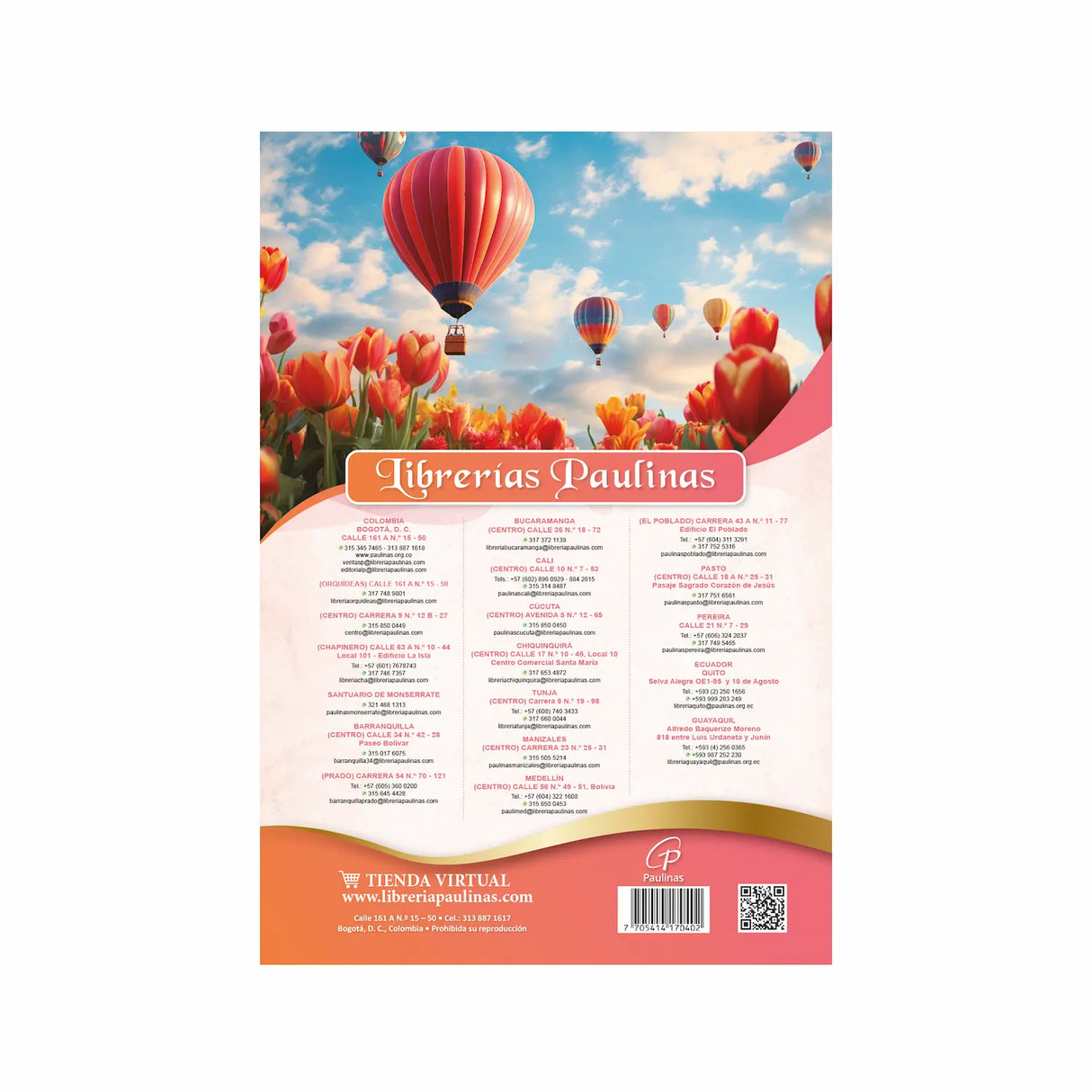 Calendario católico de pared - Salmos 2027 | Librería Paulinas