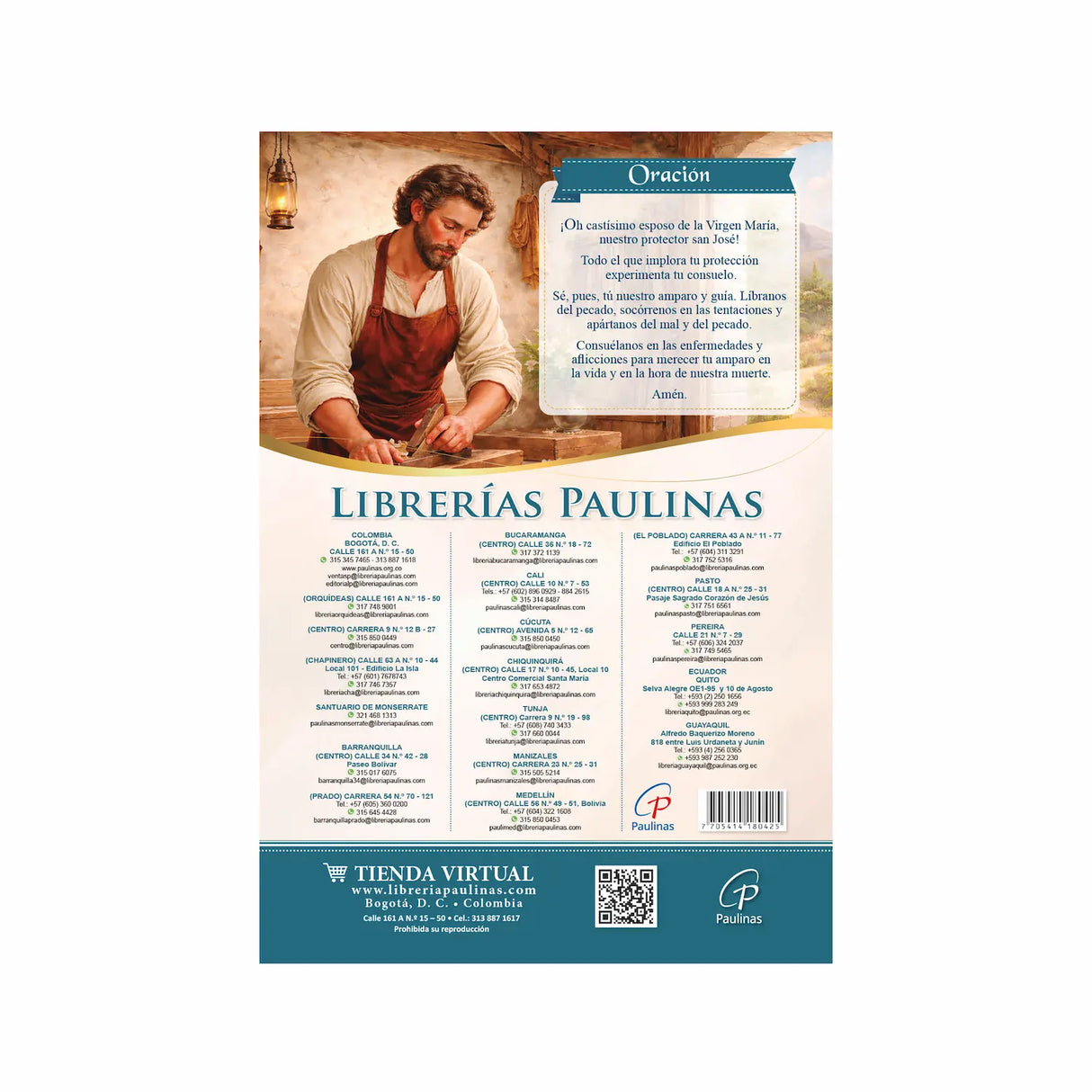 Calendario católico de pared - San José 2027 | Librería Paulinas