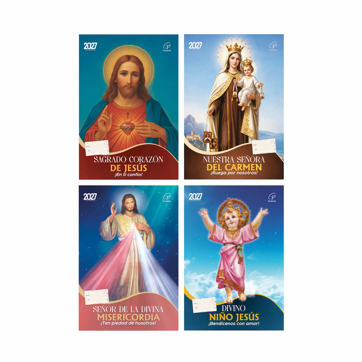 Calendario católico de pared - santos 2027 | Librería Paulinas
