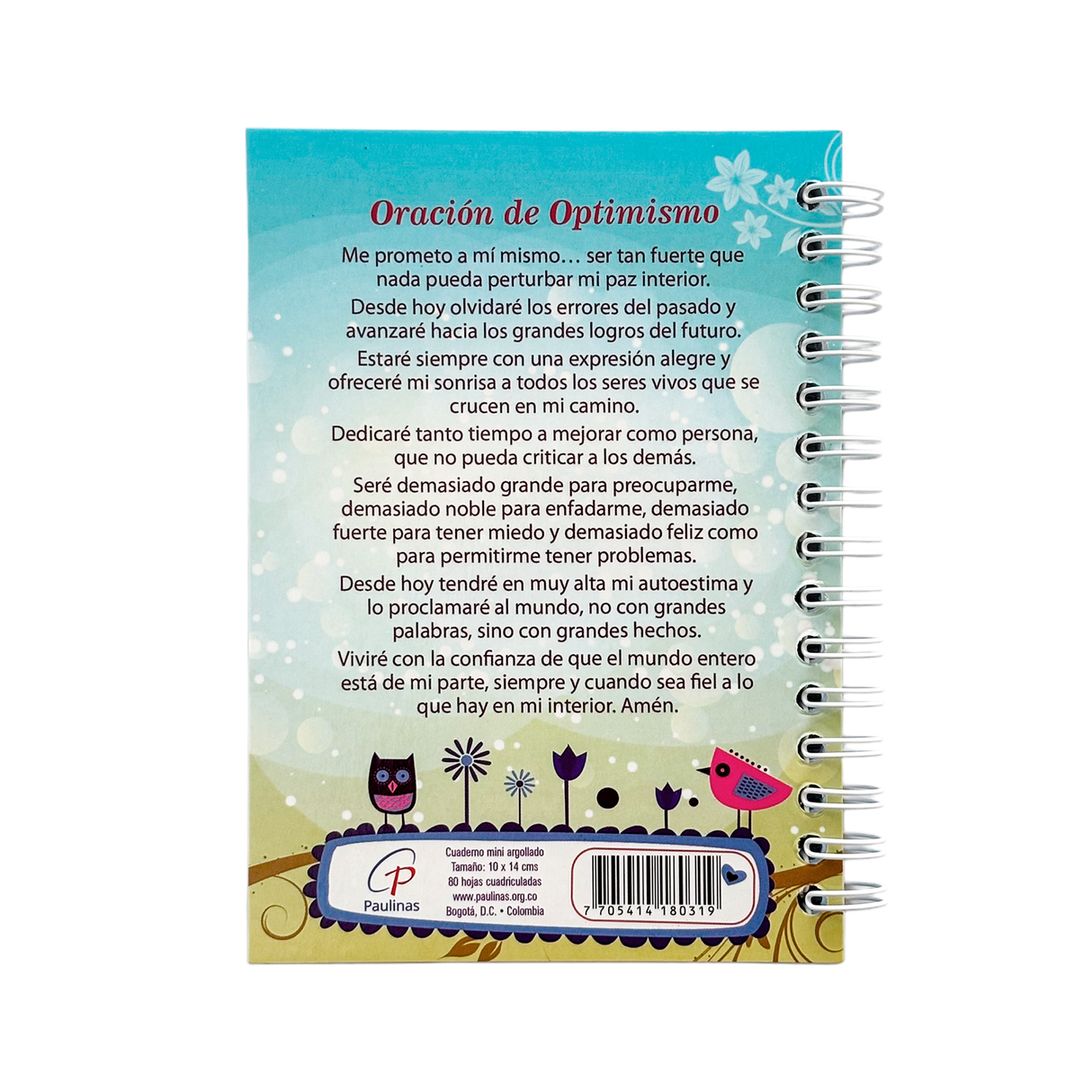 Minicuaderno argollado - Virgen de Guadalupe