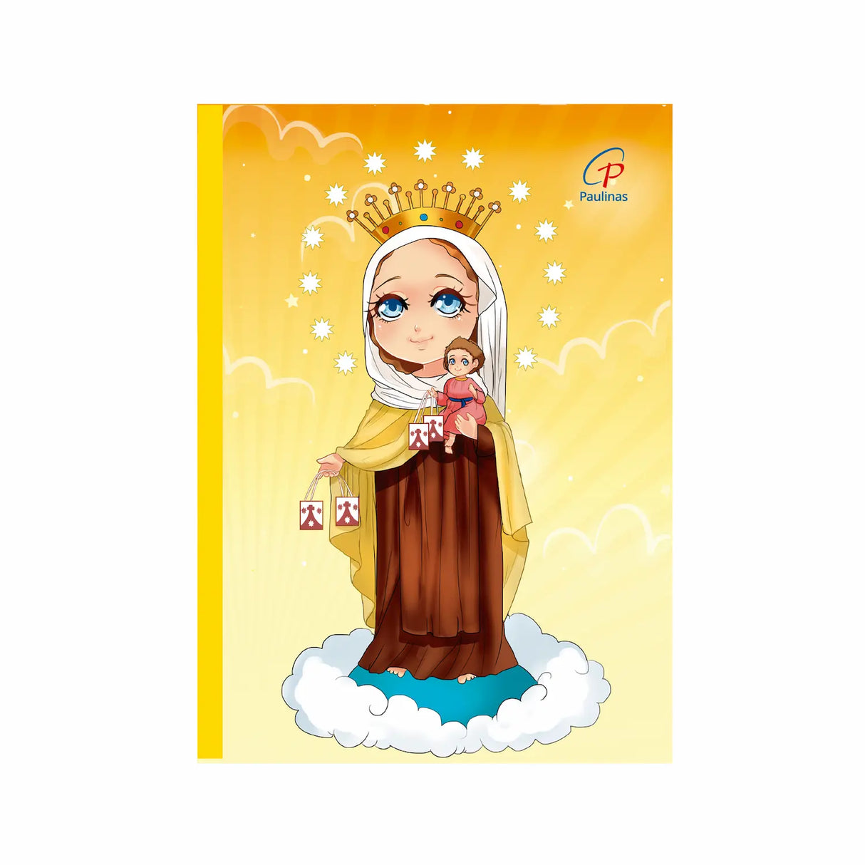 Cuaderno infantil cosido rayado - Virgen del Carmen