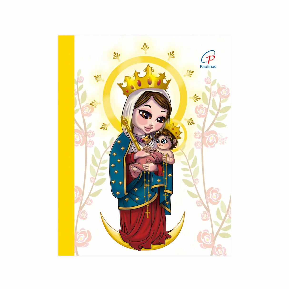 Cuaderno infantil cosido rayado - Virgen de Chiquinquirá