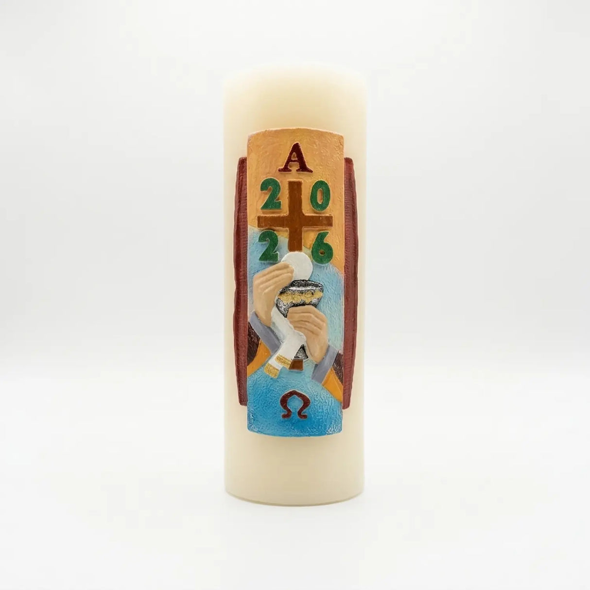 Cirio Pascual Espíritu Santo 9 x 25 cm