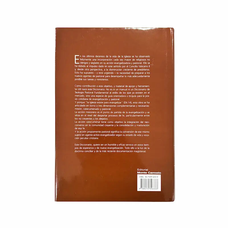 Dictionary of pastoral care and evangelization