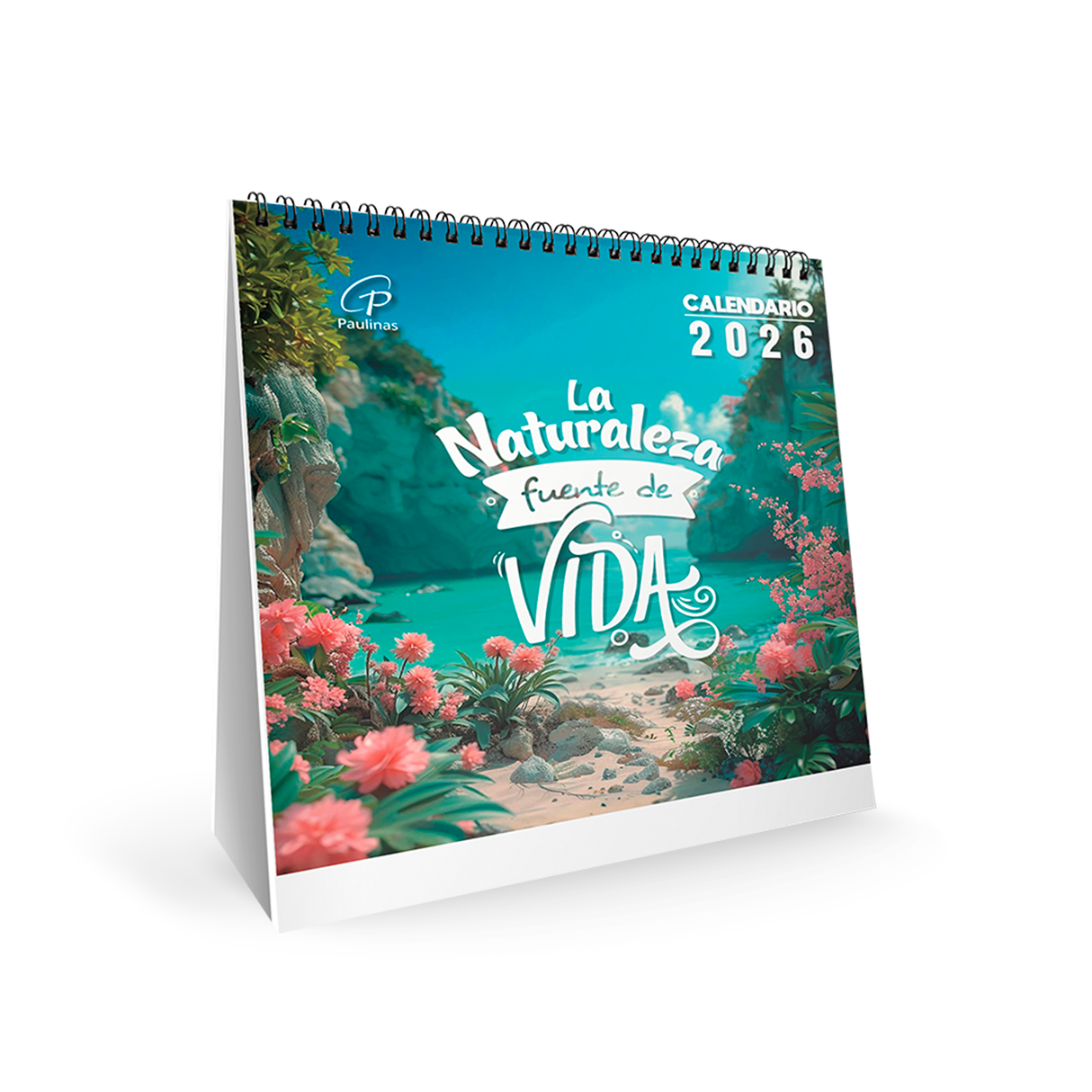 Calendario de escritorio pequeño 2026 - paisaje