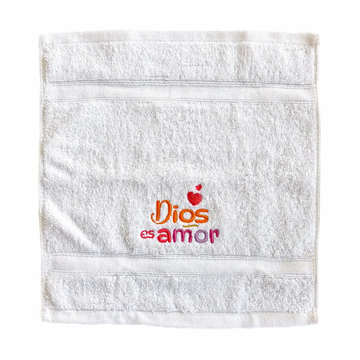 Toalla con mensaje en caja - Dios es amor