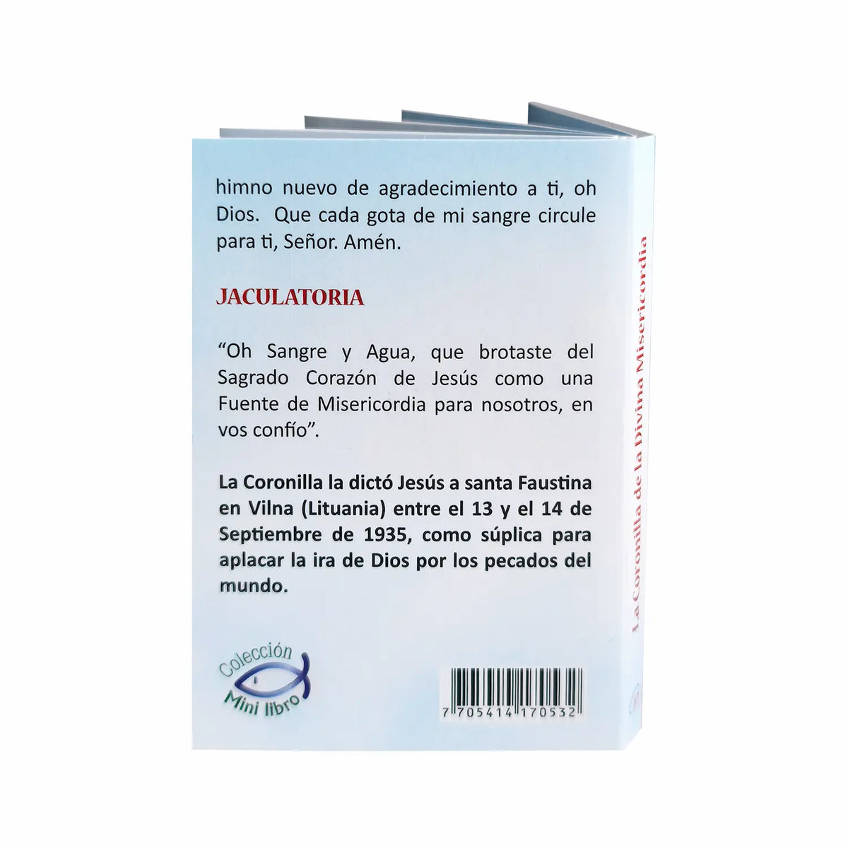 Minilibro - La coronilla de la Divina Misericordia | Librería Paulinas