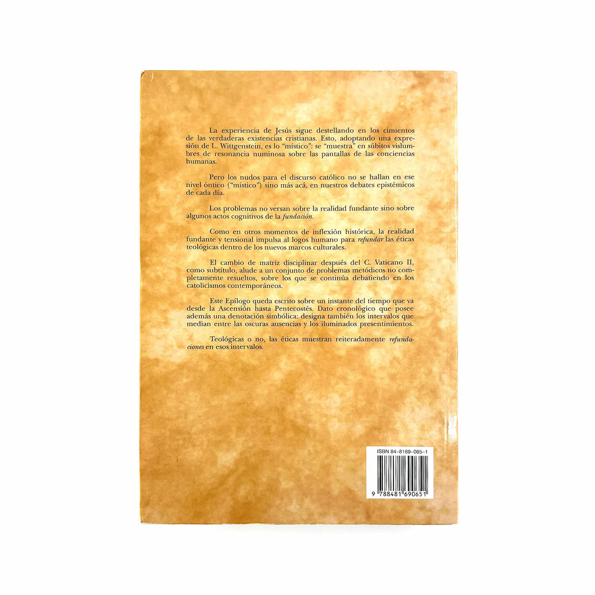 The refoundation of Catholic morality