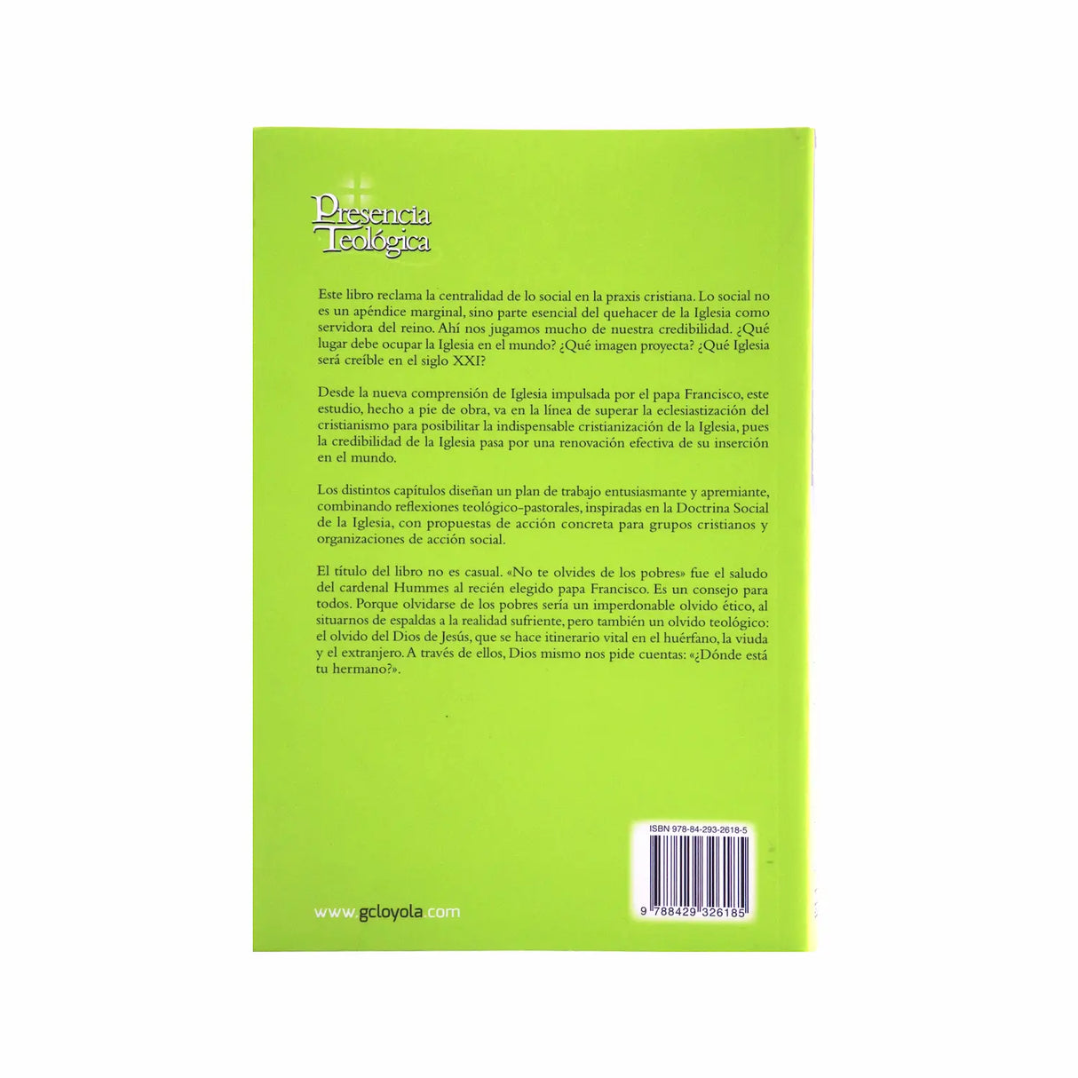 Don't forget the poor