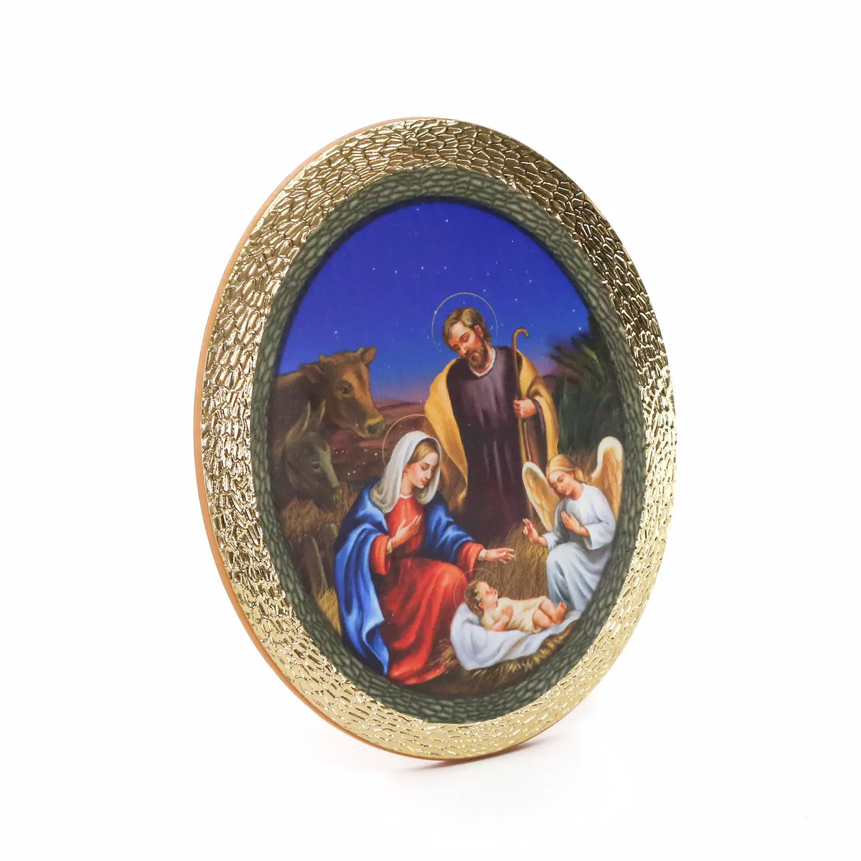 Cuadro mediano Pesebre - 14 cm