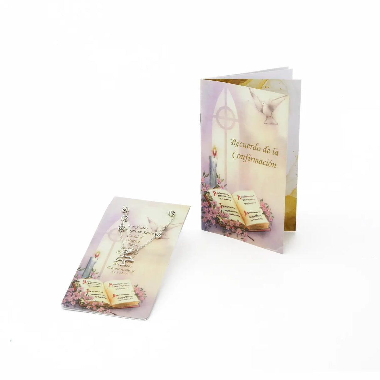 Recuerdo de la Confirmación - Folleto y denario