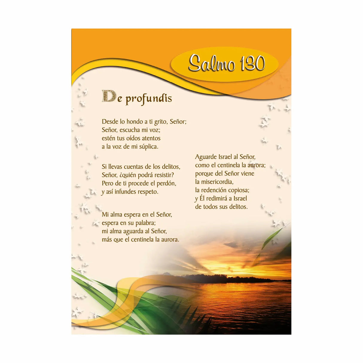 Kit x 8 tarjetones de Salmos