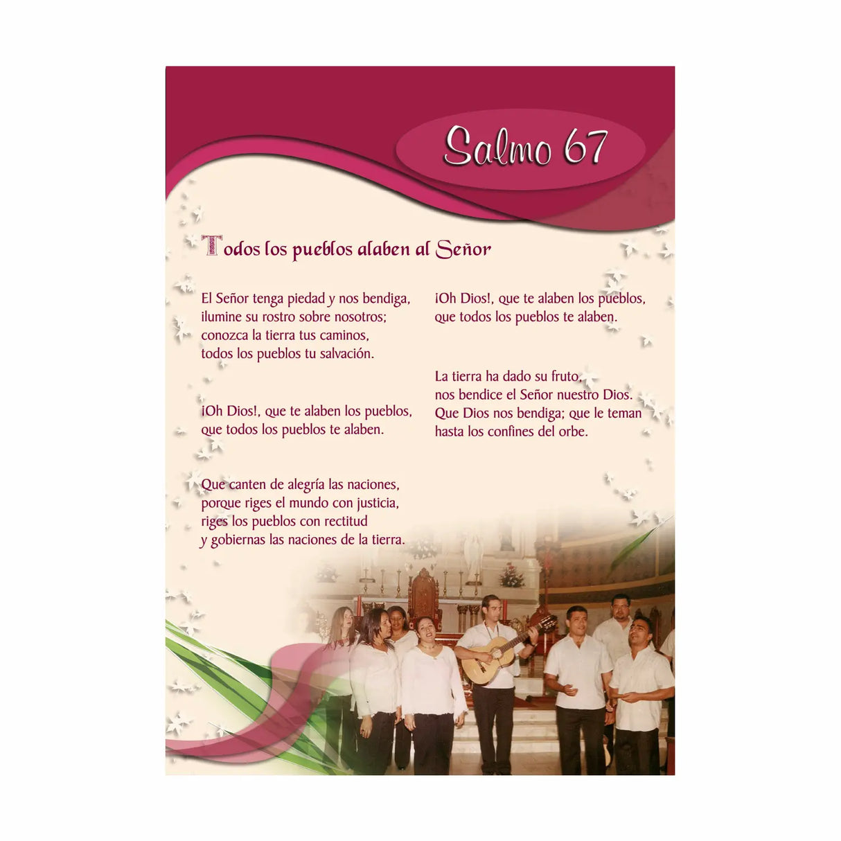 Kit x 8 tarjetones de Salmos