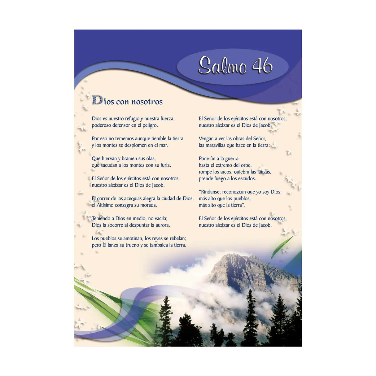 Kit x 8 tarjetones de Salmos