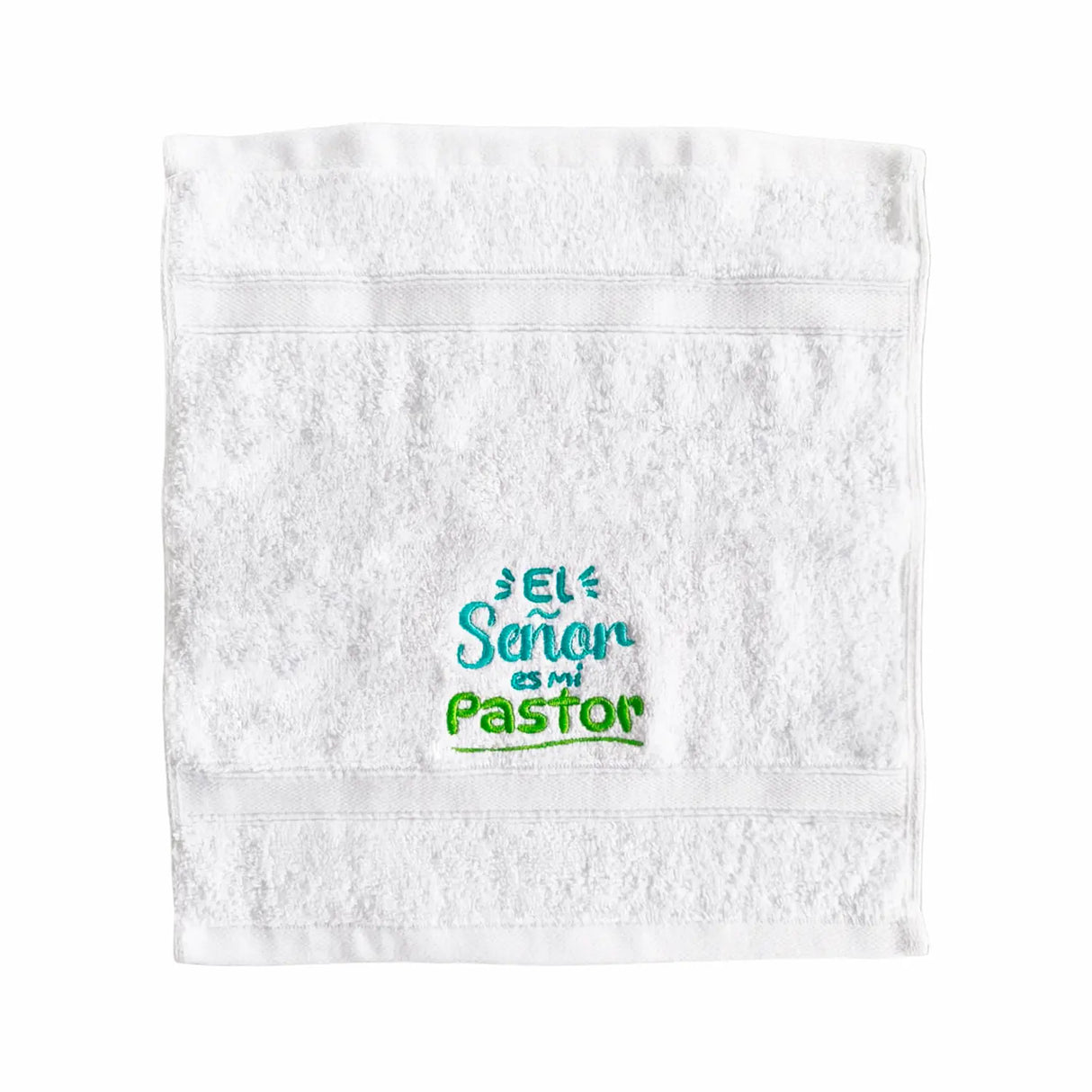 Toalla con mensaje en caja - El Señor es mi Pastor