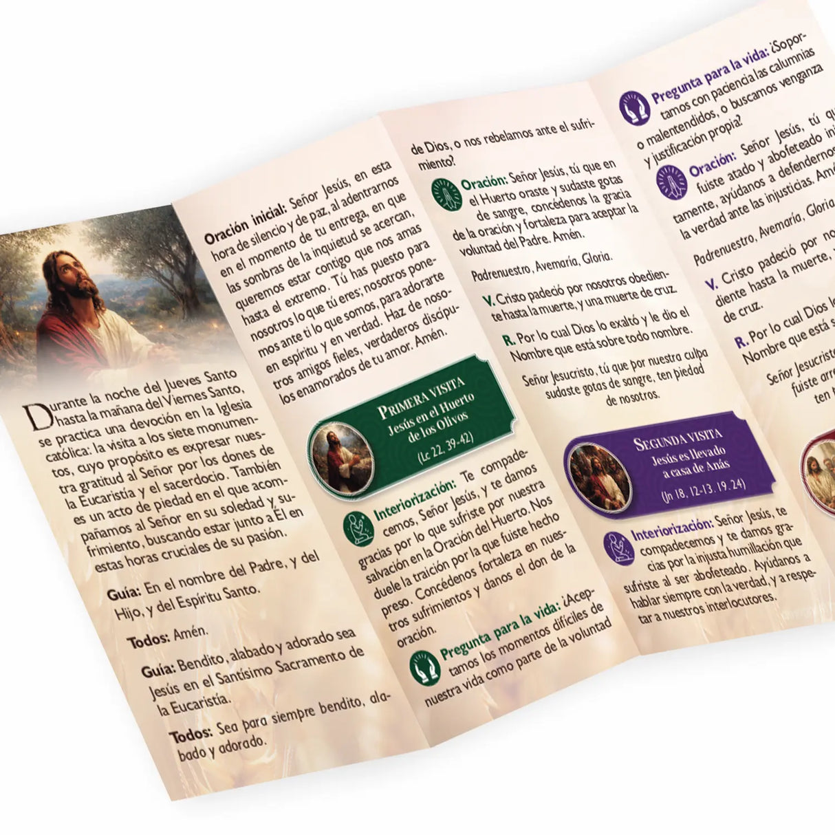 Plegable - Visita a los Monumentos