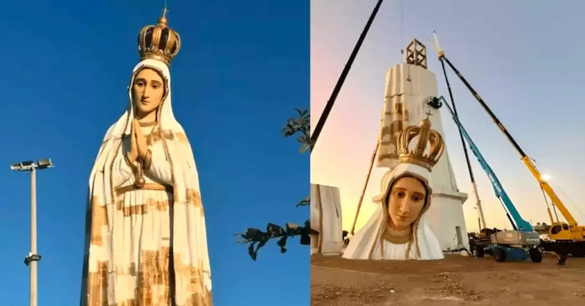El monumento más grande a la Virgen de Fátima ya es una realidad