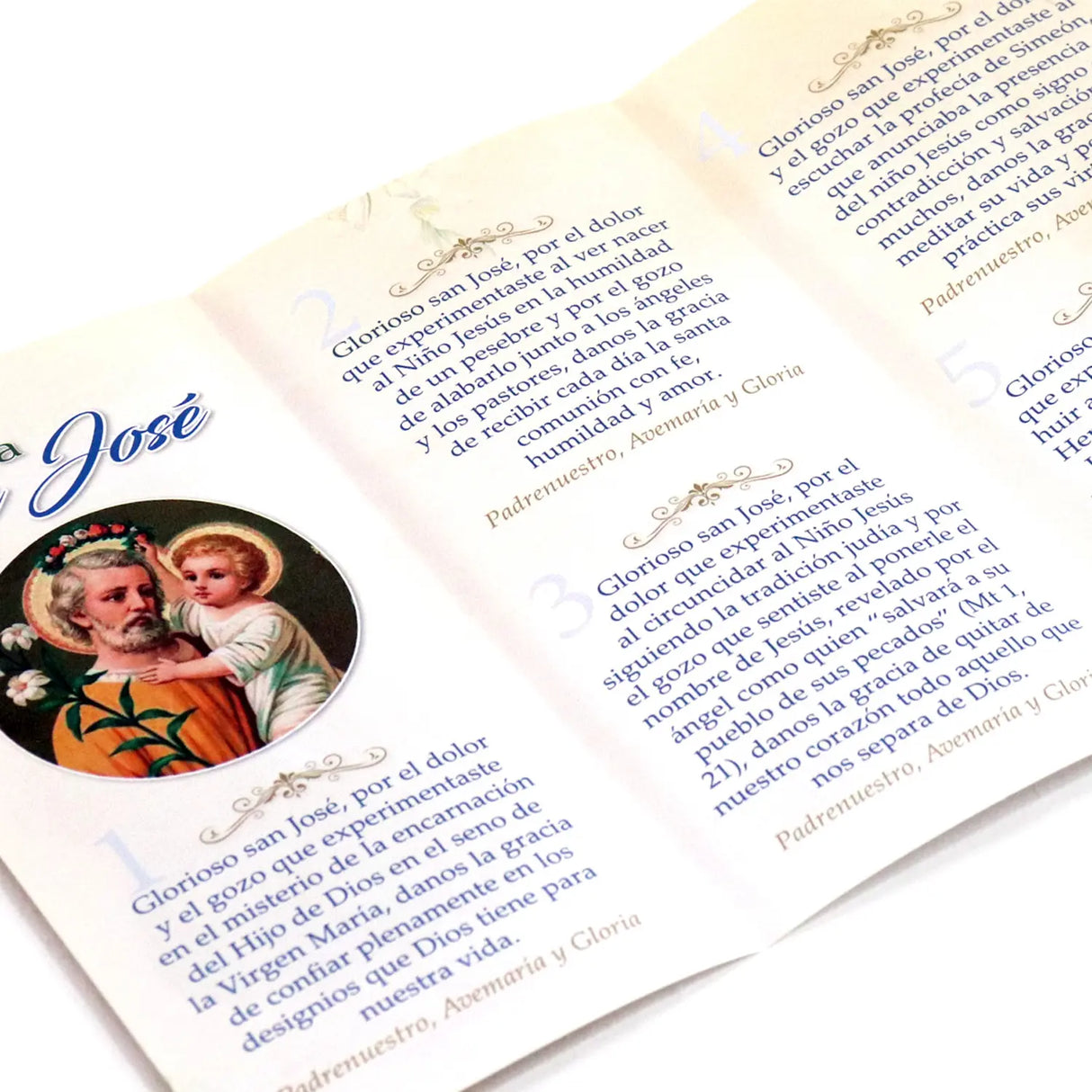 Folding - Joys to Saint Joseph