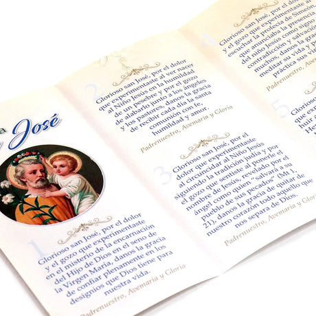 Folding - Joys to Saint Joseph