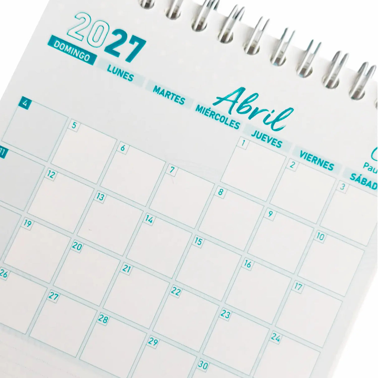 Calendario de escritorio mediano 2027 | Librería Paulinas