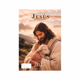 Calendario católico de pared - Jesus de Nazaret 2027 | Librería Paulinas