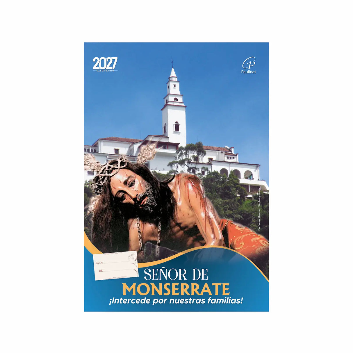 Calendario católico de pared - santos 2027 | Librería Paulinas