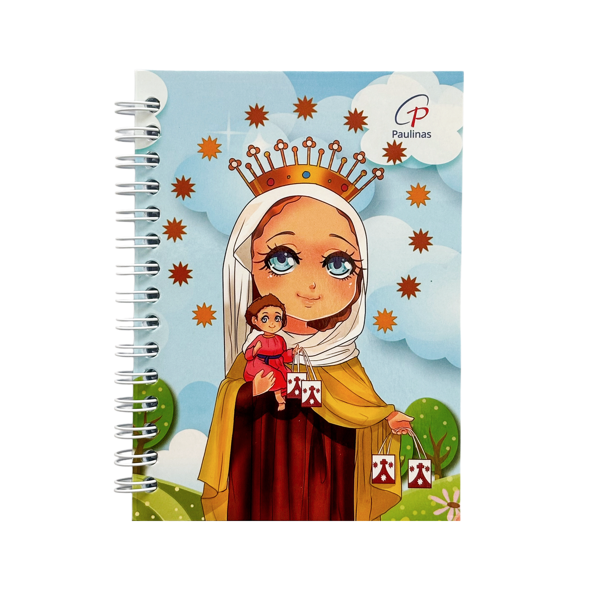 Minicuaderno argollado - Virgen del Carmen
