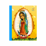 Cuaderno infantil cosido cuadriculado - Virgen de Guadalupe