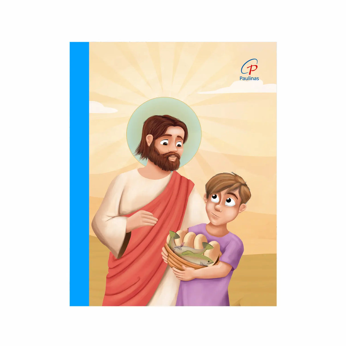 Cuaderno infantil cosido cuadriculado - Jesús