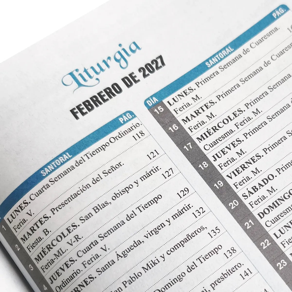 Misal La Palabra de Dios - Enero y Febrero 2027 | Librería Paulinas