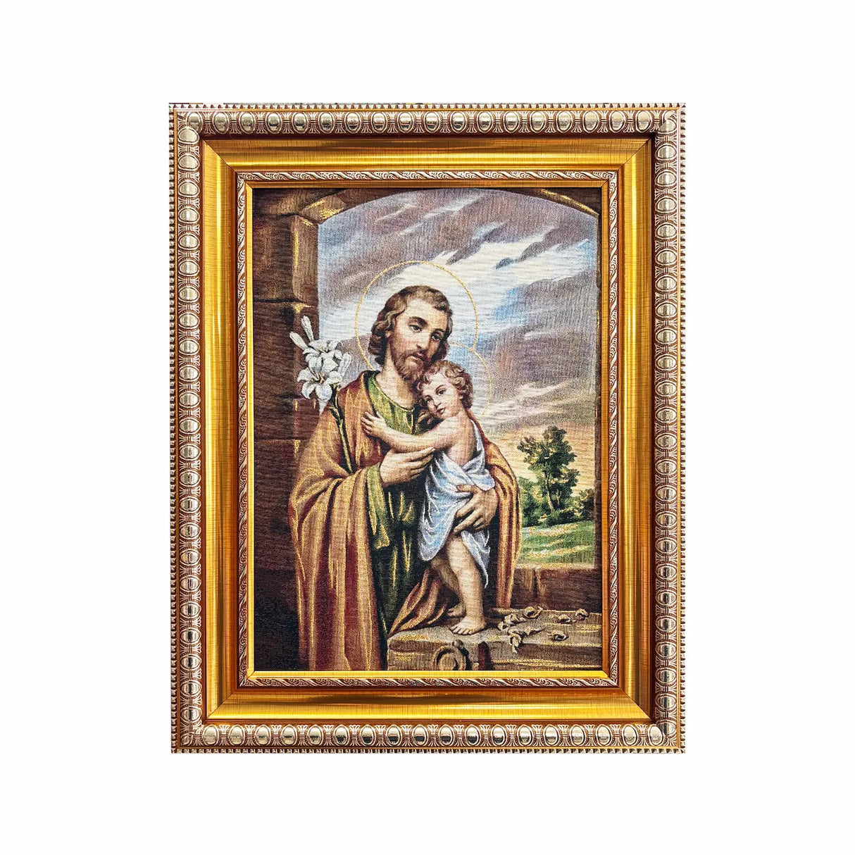 Gobelin painting of Saint Joseph