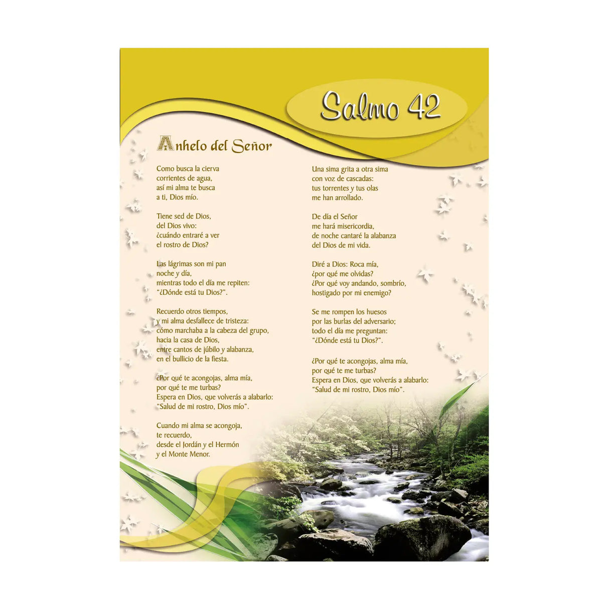 Kit x 8 tarjetones de Salmos